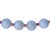 Angelite Tourmaline Alternating Necklace For Sale - Image 4 of 7