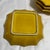 Ceramic Late 19th Century Mustard Yellow Japanese Awaji Ware Dishes C. Meiji Period (1868–1912) - Set of 4 For Sale - Image 7 of 7