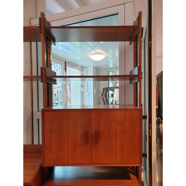 Swedish Teak & Metal Modular Library, 1960s For Sale - Image 6 of 18