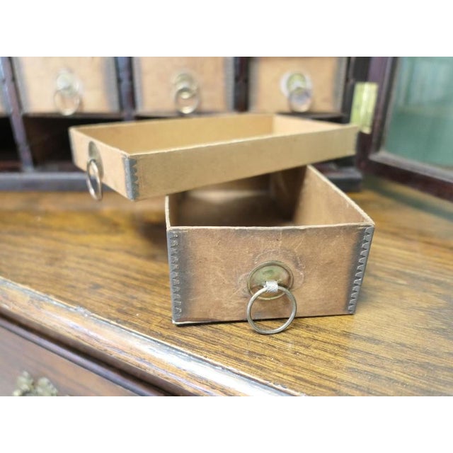 Art Deco Haberdashery Display Cabinet in Walnut, Glass, and Brass, 1920s For Sale - Image 4 of 9