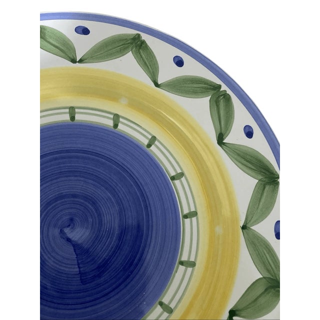 11” diameter Good condition Add a vibrant, Mediterranean touch to your table with this authentic ceramic plate, made in...