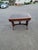 Beautiful 19th-century American Victorian parlor table crafted in richly figured walnut. Features a newly fitted leather...
