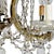 Mid-Century Italian 10-Arm Crystal Chandelier With Turkish Teardrop Prisms, c.1950s For Sale - Image 10 of 15