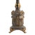 Italian Cast Brass Lucerne Oil Lamp With Oxidized and Contrasting Gilt Embellishments (1800) For Sale - Image 4 of 12