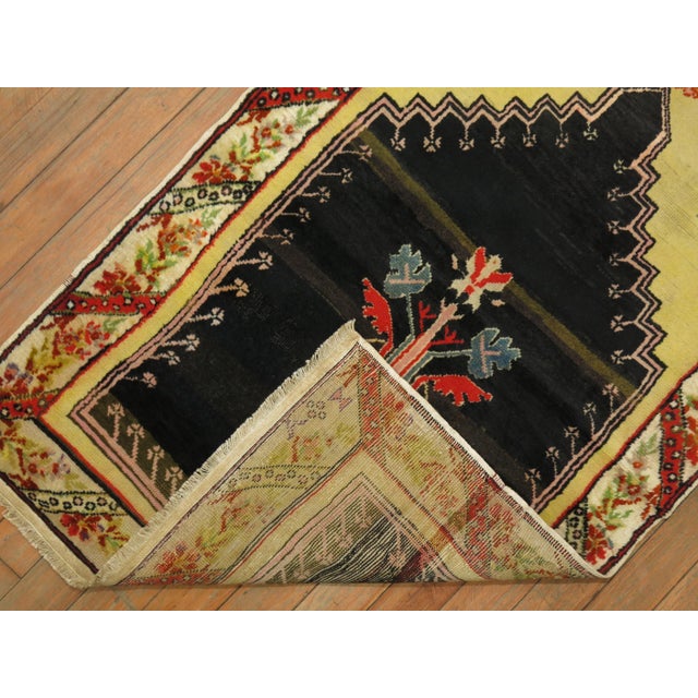 19th Century Zabihi Collection Turkish Prayer Rug For Sale - Image 4 of 5