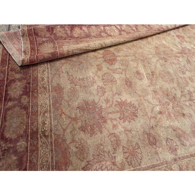 Galerie Shabab Collection Early 20th Century Turkish Oushak Accent Rug For Sale - Image 9 of 9