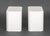 Modern Modern White Quartzite Side Tables, Pair For Sale - Image 3 of 6