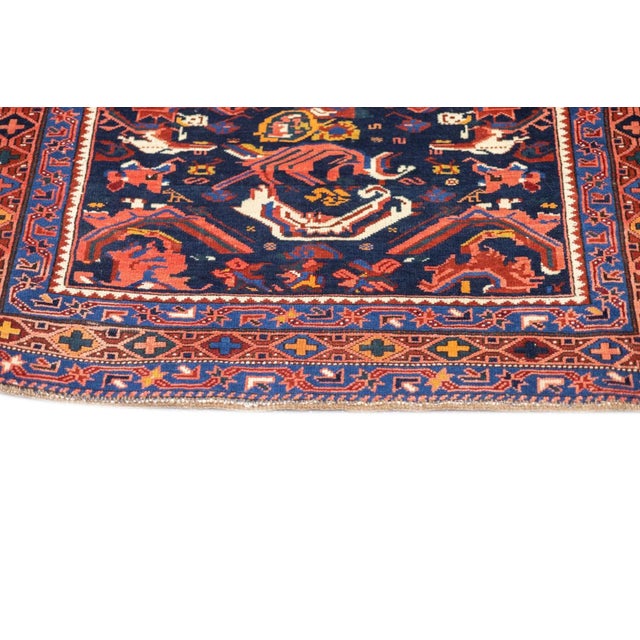 Traditional Antique Caucasian Bijov Rug 3'11'' x 5'10'' For Sale - Image 3 of 12