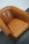 Industrial Vintage Dutch Cognac Colored Leather Club Chair For Sale - Image 3 of 14