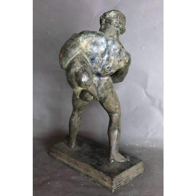 After Sabatino de Angelis, Faun Sculpture, 19th Century, Bronze For Sale - Image 11 of 13