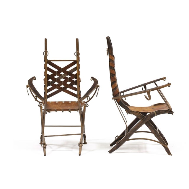 Brown Alberto Marconetti (Italian, 20th Century), Pair of Assemblage Armchairs For Sale - Image 8 of 8