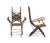 Brown Alberto Marconetti (Italian, 20th Century), Pair of Assemblage Armchairs For Sale - Image 8 of 8