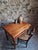 Antique French Oak Writing Table with Drawer, 1930 For Sale - Image 9 of 18