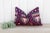 Pink Wild Berry Suzani Lumbar Pillow For Sale - Image 8 of 9