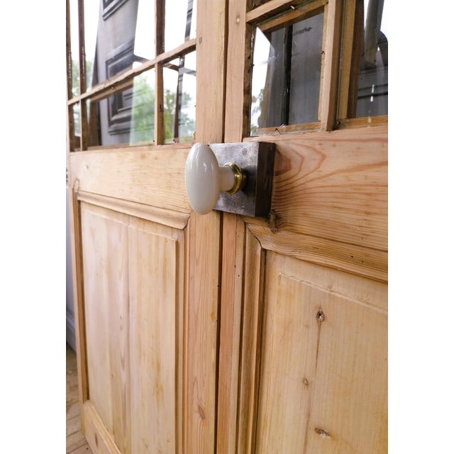 Double-Leaf Glass Doors, Set of 2 For Sale - Image 10 of 16
