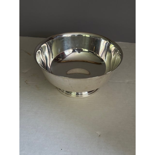 American Vintage Silverplate Bowl by Gorham, Serveware, Elegant Design For Sale - Image 3 of 13