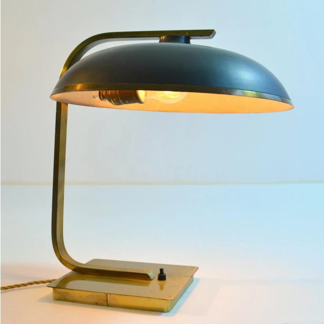 Modern Desk Lamp in Brass, 1950s For Sale - Image 4 of 10
