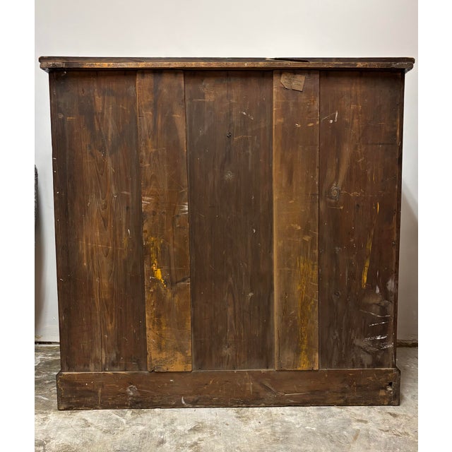 19th Century Antique Irish Pine Chest of Drawers For Sale - Image 5 of 12