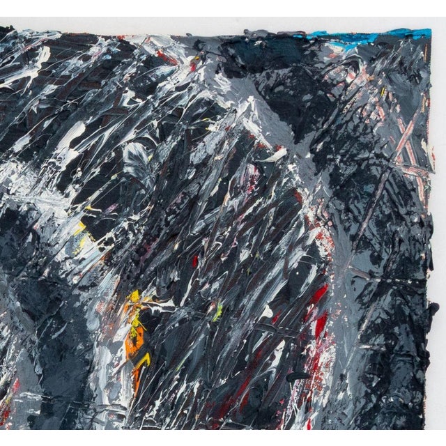 Contemporary Elfi Schuselka Spiral Composition Oil on Canvas For Sale - Image 3 of 5