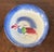 American Antique 19th Century Hackwood Peafowl Blue Spatterware Saucer Dish For Sale - Image 3 of 10
