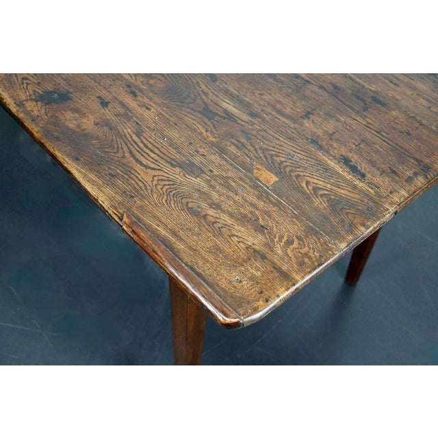 French Oak Farmhouse Dining Table, 19th Century For Sale - Image 6 of 18
