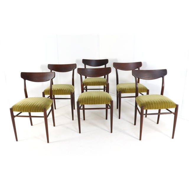 Dining Room Chairs Aldersbach by Otto Pollak for Lübke, 1960s, Set of 6 For Sale - Image 9 of 18
