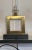 Metal Mid Century Modern Hollywood Regency Square Brass Table Lamps, a Pair For Sale - Image 7 of 12
