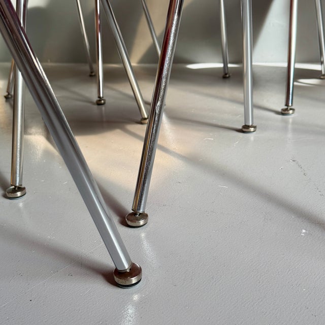 Metal Model 71 Executive Chairs by Eero Saarinen for Knoll Inc., 1960s, Set of 6 For Sale - Image 7 of 9