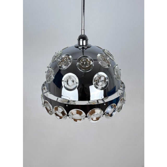 Oscar Torlasco Vintage Pendant Light by Oscar Torlasco for Lumi, Italy, 1970s For Sale - Image 4 of 16