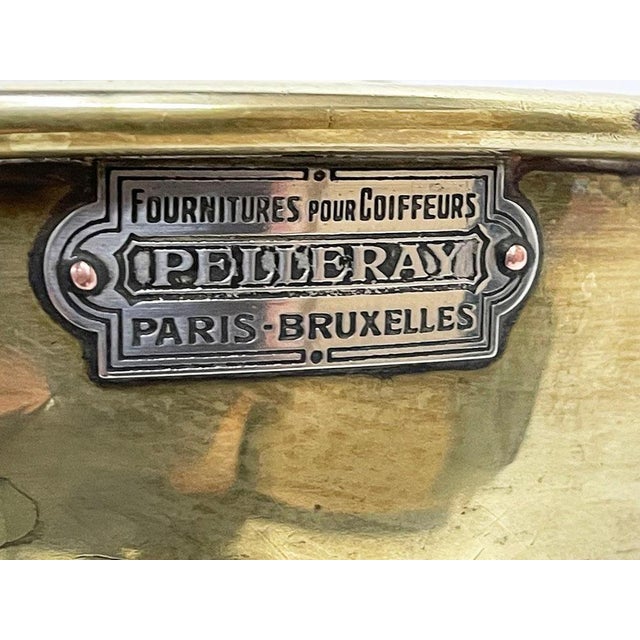 19th Century French hairdresser wash basin A French hairdresser wash basin by Pelleray, Paris-Bruxelles standing on an...