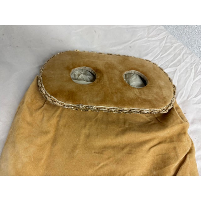 Rare Antique Hand Embroidered Judaica Jewish Memorial Torah Mantel Scroll Cover For Sale - Image 4 of 7