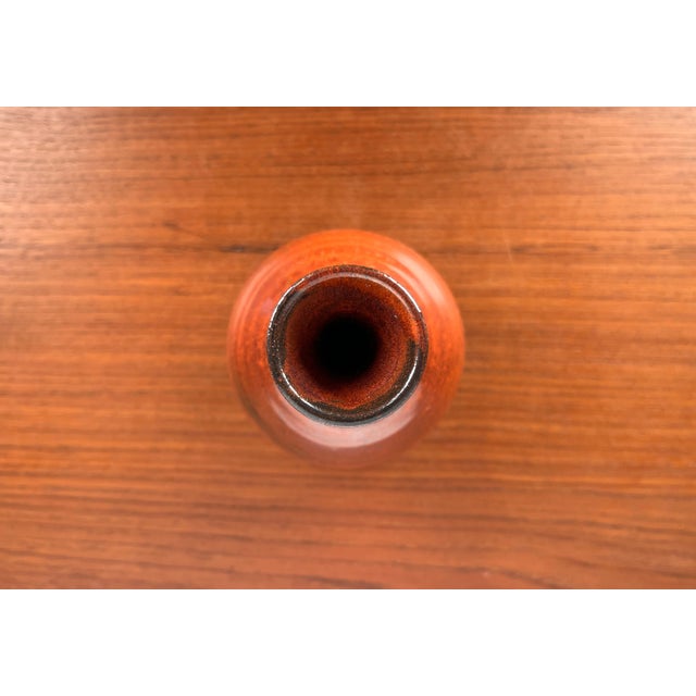 Vintage German Studio Pottery Vase by Pino Horst Pint for Satemin Keramik For Sale - Image 3 of 13
