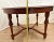 Early 20th Century Old English Revival Round Expansion Dining Table, Baluster Legs Quarter Sawn Oak For Sale - Image 11 of 15