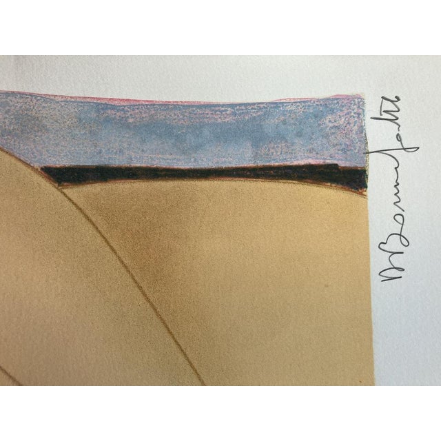 Alain Bonnefoit, Melancholy Nude, 1976, Original Lithograph For Sale - Image 4 of 6