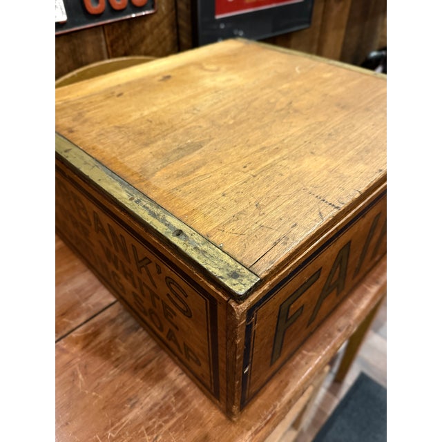 Antique Fairbank’s Fairy Soap Country Store Display Box With Original Label For Sale - Image 4 of 14