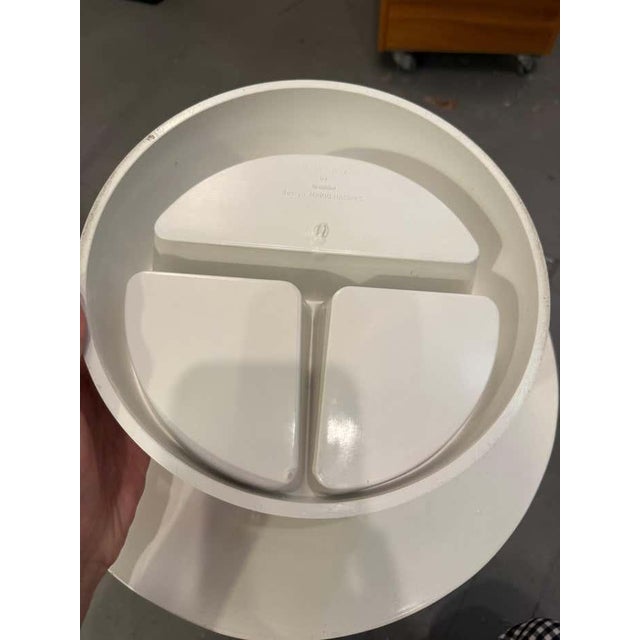 Mid-Century Modern 1970s Round Vanity Box With Mirror, Stamped Gedy – Design Makio Hasuike For Sale - Image 3 of 7