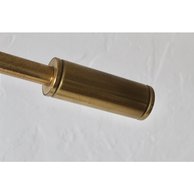 Metal 1980s Carsella Lighting Style Mid-Century Counterbalanced Brass Reading Lamp For Sale - Image 7 of 18