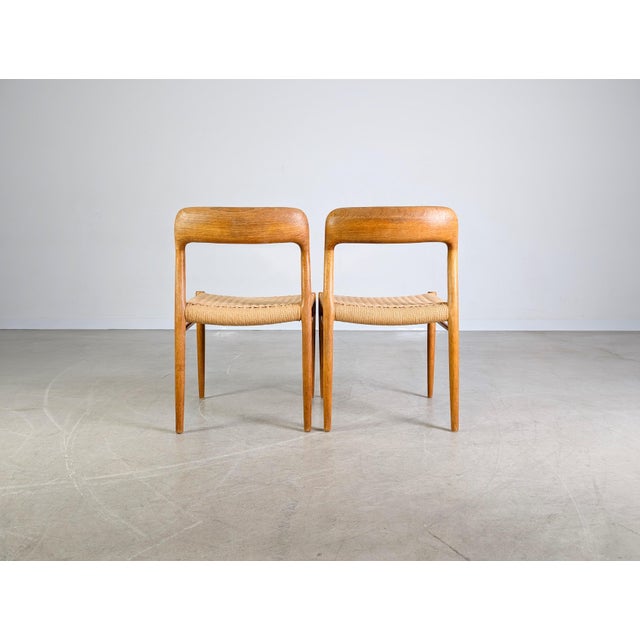 Vintage Model 77 Chairs in Teak, Set of 2 For Sale - Image 6 of 12