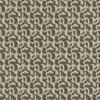 Zoffany Tumbling Blocks Wallpaper in Stone For Sale