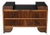 Art Deco Walnut and Oak Compact Chest of Drawers, 1950s For Sale