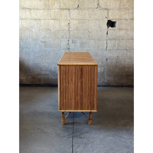 Mid 20th Century Audoux Minet Split Reed Sideboard For Sale - Image 5 of 6