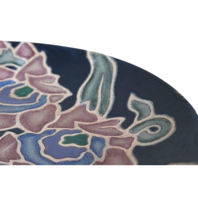 Late 20th Century Cymbaline Lapiz Platter by Terri Roese for Toya For Sale - Image 5 of 6