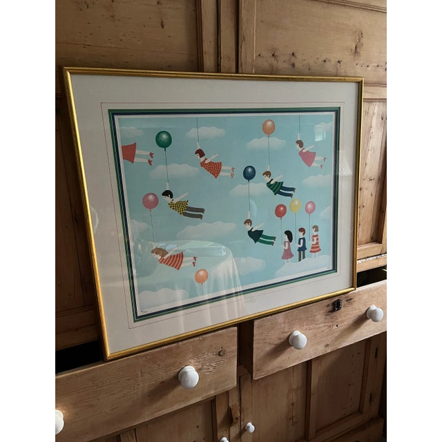 Mid 20th Century Oku Shigeo Okumura Lithograph Signed & Numbered For Sale - Image 12 of 12