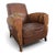 Brown Club Chair in Leather For Sale - Image 8 of 8