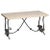 French Mid-Century Coffee or Low Table With Wrought Iron Base and Marble Top For Sale - Image 13 of 13