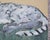 Ira Yeager 20th C. Snow Leopard Oil Canvas Painting 6 Ft For Sale - Image 11 of 18