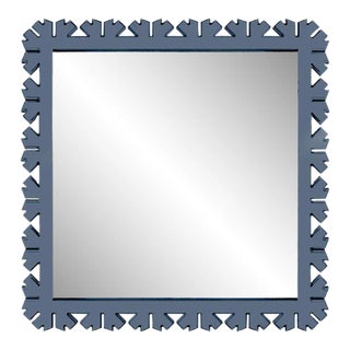 Fleur Home Audubon Bamboo Sticks Square Mirror in Distance, 31.5x31.5 For Sale