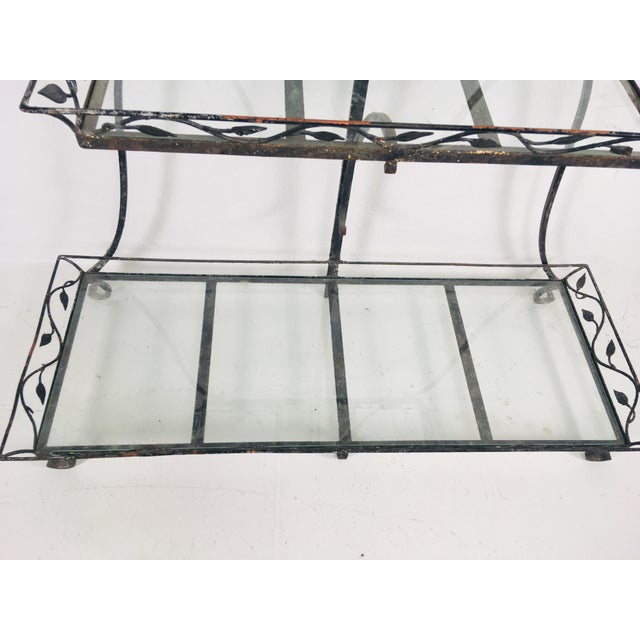 1920s Antique Hand Wrought Iron Garden Shelf Chairish