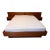 Mid Century Danish Queen Size Bed With Integrated Nightstands For Sale