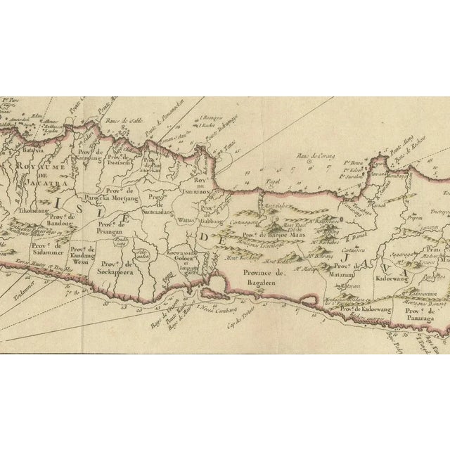 Antique Map of Java Indonesia, 1750 For Sale - Image 6 of 10